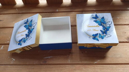 Caixa de mdf Personalizada 12x12x4