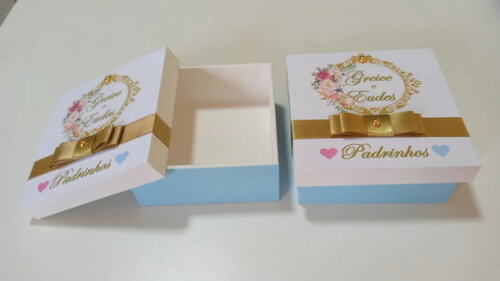 Caixa de mdf Personalizada 12x12x5cm