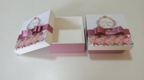 Caixa de mdf Personalizada 12x12x5cm