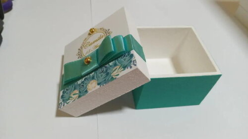 Caixa de mdf Personalizada 6x6x4 sem Mensagem