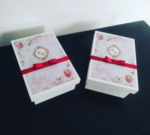 Caixa de mdf Personalizada 15x10x5 cm com Mensagem