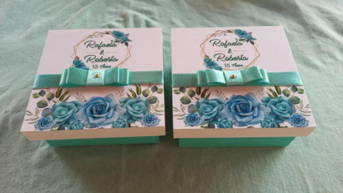 Caixa mdf Personalizada 10x10x4 cm