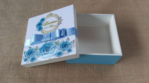 Caixa mdf Personalizada 10x10x4 cm