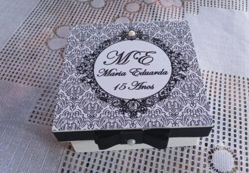 Caixa mdf Personalizada 10x10x4cm