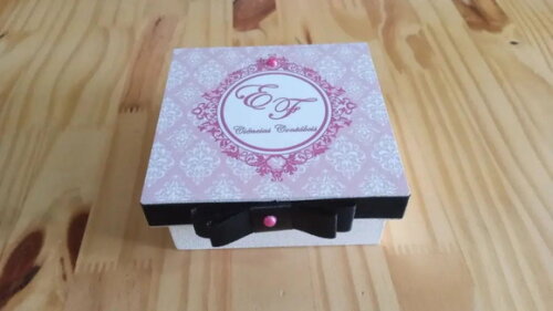 Caixa mdf Personalizada 10x10x4cm