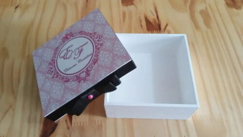 Caixa mdf Personalizada 10x10x4cm