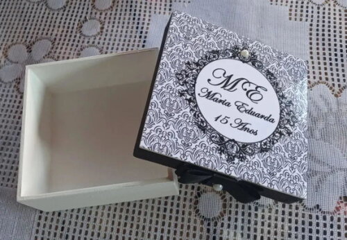 Caixa mdf Personalizada 10x10x4cm