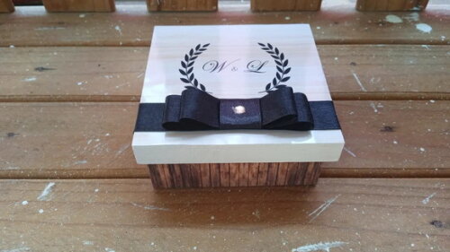 Caixa mdf personaliza 10x10x4 cm