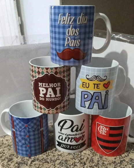 Caneca Personalizada Dia dos Pais 325 ml