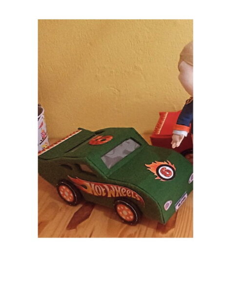 Carro Hotweels de Feltro a Unidade