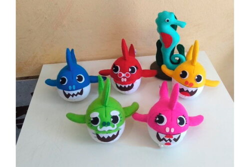 Kit Baby Shark de Feltro
