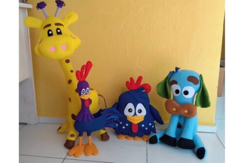 Kit Galinha Pintadinha 4 Peças
