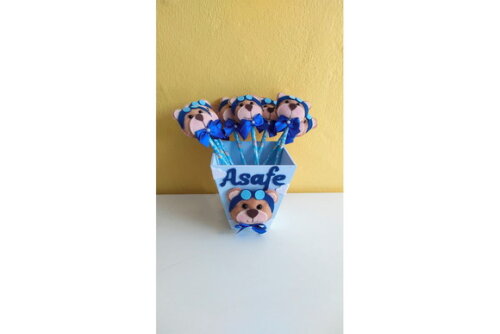 Kit Lápis Urso Baloneiro Personalizado