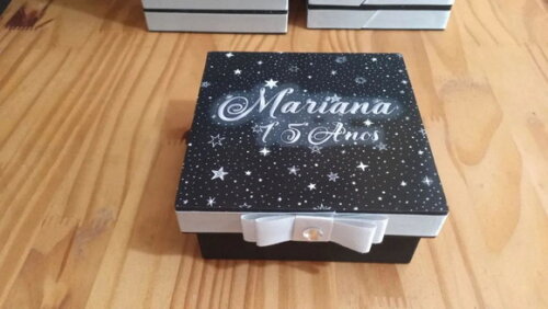 Lembrancinha 15 Anos 10x10x5cm