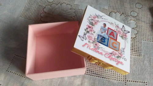 Lembrancinha Abc 12x12x5cm