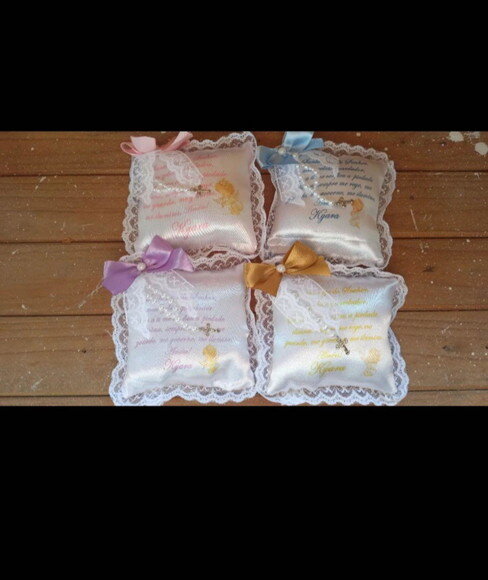 Mini Almofadas Batismo