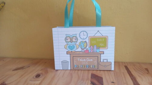 Sacolinha Dia dos Professores 21x15x6,5