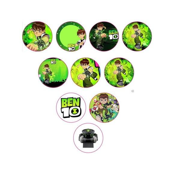 Adesivos Kit 100 Selos Ben 10 4cm x 4cm com Recorte