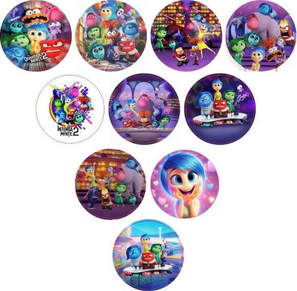 Adesivos Kit 100 Selos Divertidamente 4cm com Recorte
