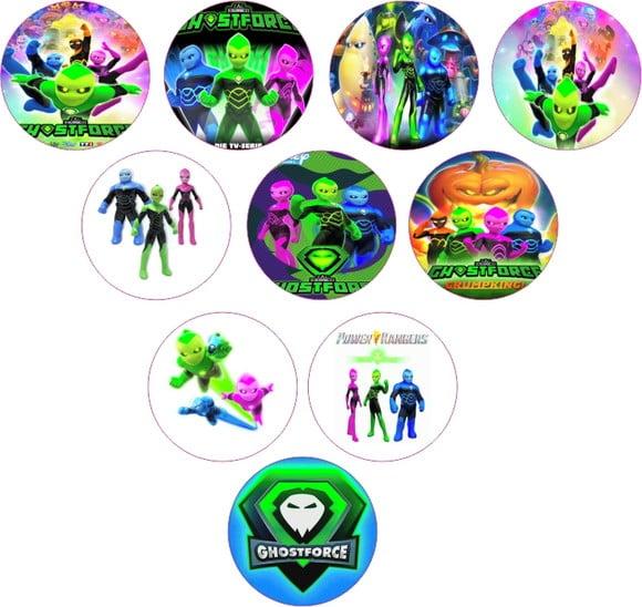 Adesivos Kit 100 Selos Glost 4cm x 4cm com Recorte