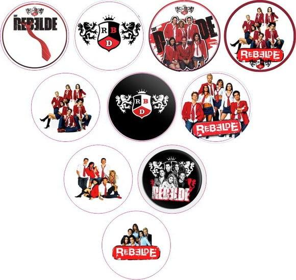 Adesivos Kit 100 Selos Rdb 4cm com Recorte