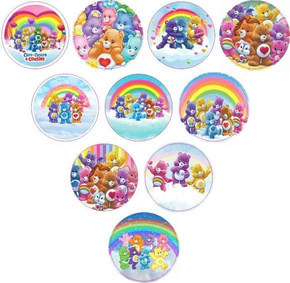 Adesivos Kit 100 Selos Urs.carrinhosos 4cm x 4cm com Recorte