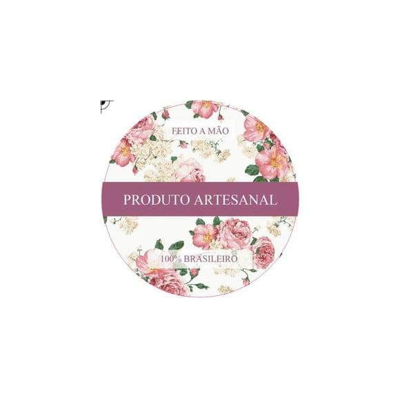 Etiquetas Adesivas Kit 100 Selos artesanal 4cm x 4cm
