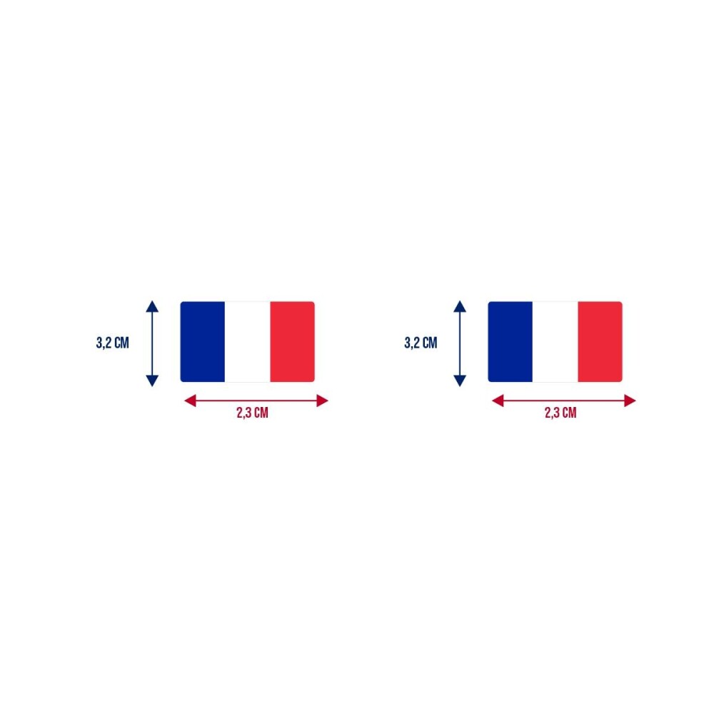 Bandeira Resinada Automotiva França