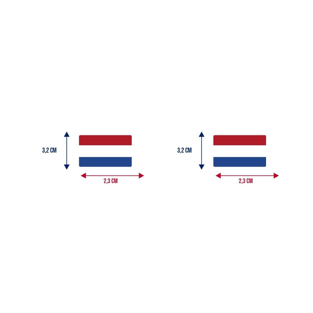 Bandeira Resinada Automotiva Holanda