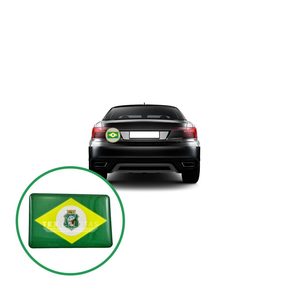 Bandeira Resinada Automotiva do Ceará