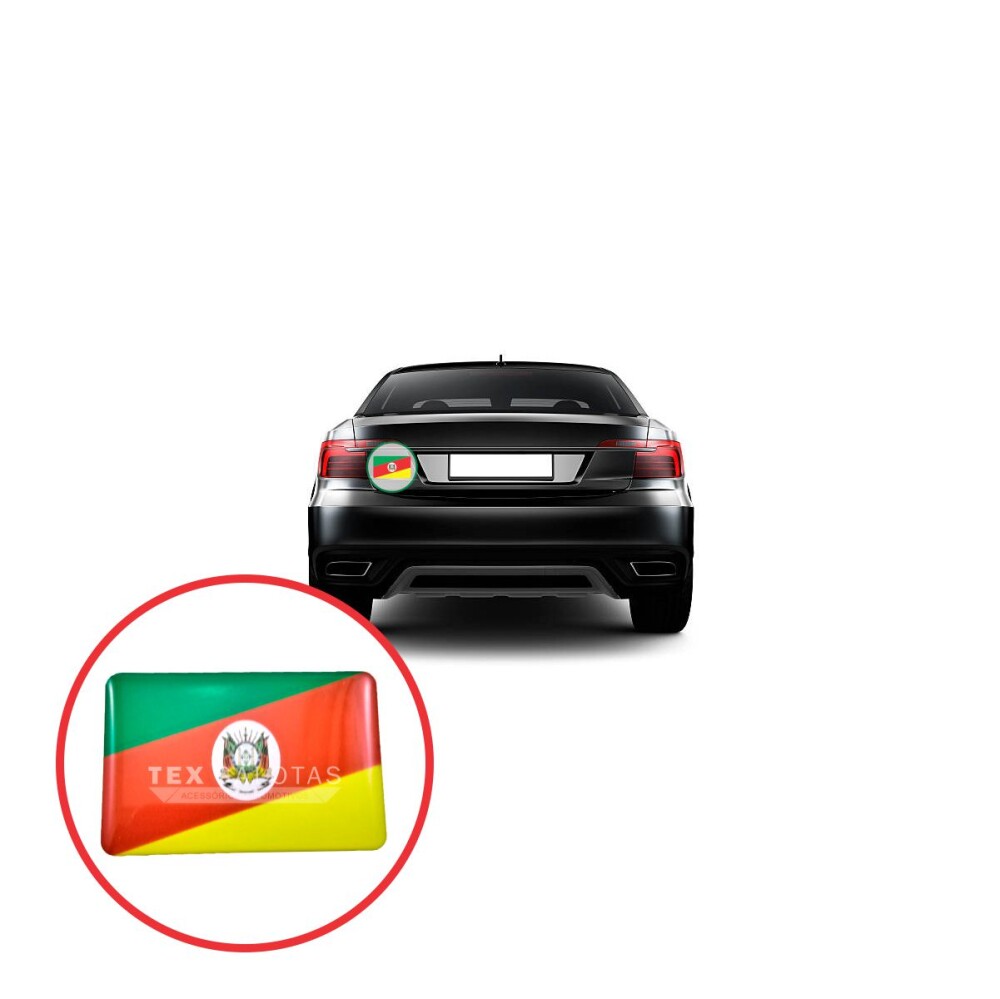 Bandeira Resinada Automotiva do Rio Grande do Sul