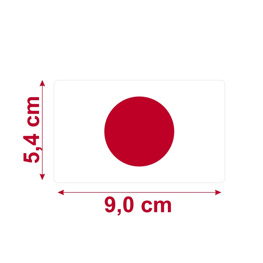 Bandeira Resinada Automotiva do Japão