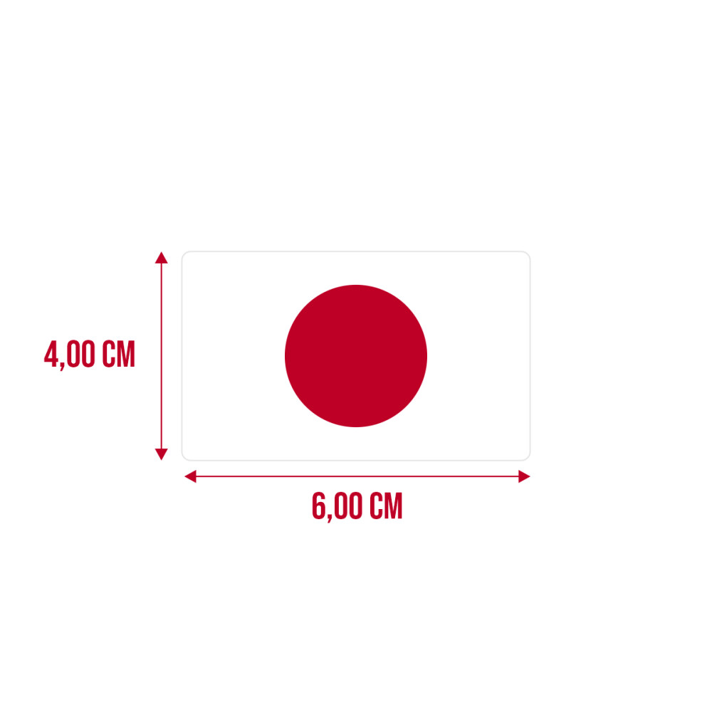 Bandeira Resinada Automotiva do Japão