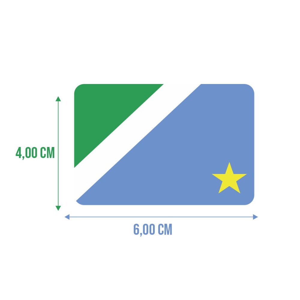 Bandeira Resinada Automotiva Mato Grosso do Sul