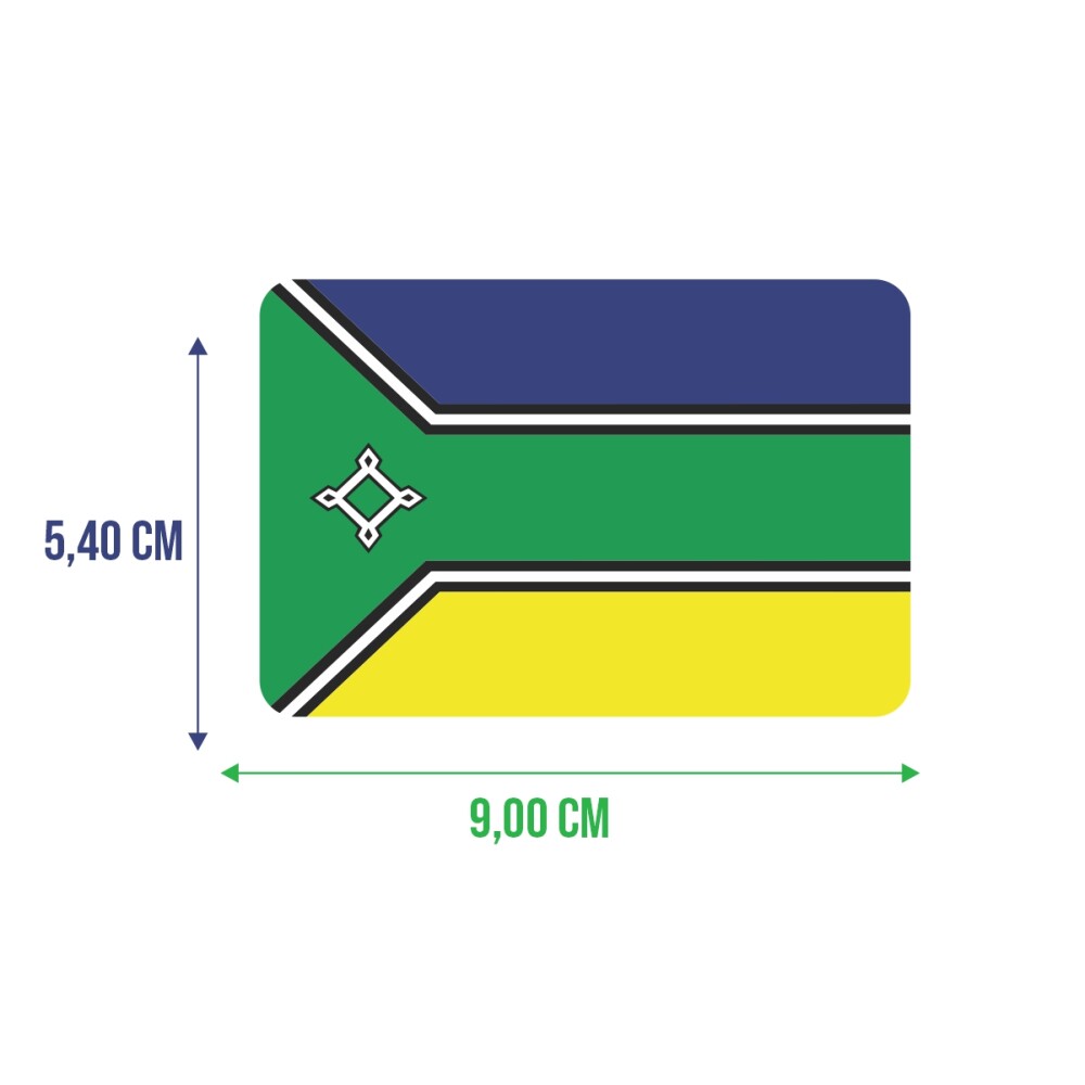 Bandeira Resinada Automotiva do Amapá