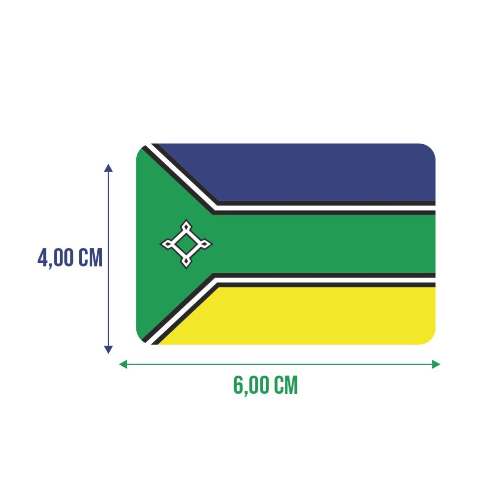 Bandeira Resinada Automotiva do Amapá