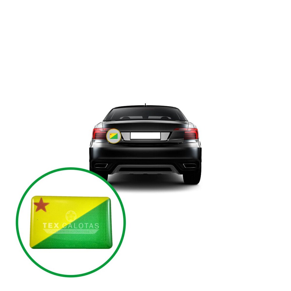 Bandeira Resinada Automotiva do Acre