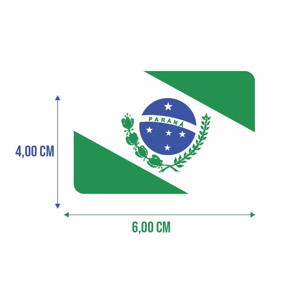 Bandeira Resinada Automotiva  Paraná