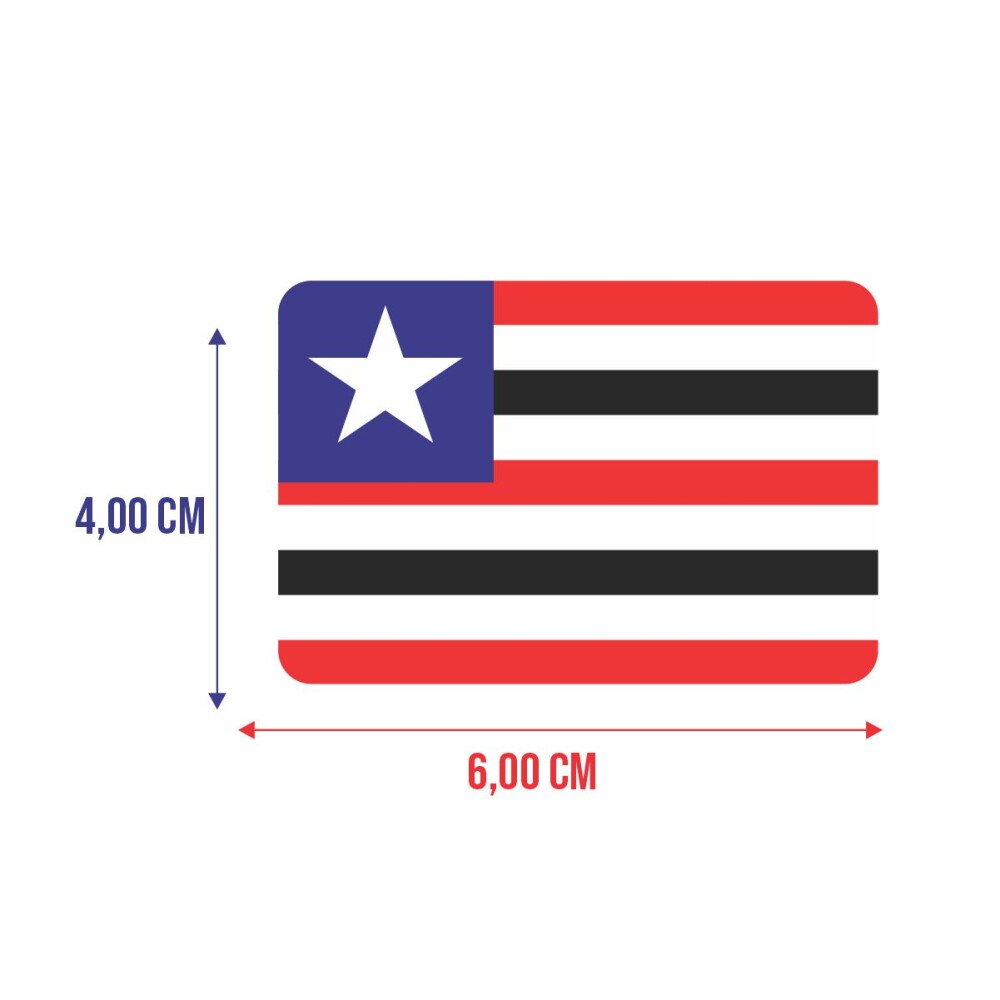 Bandeira Resinada Automotiva do Maranhão