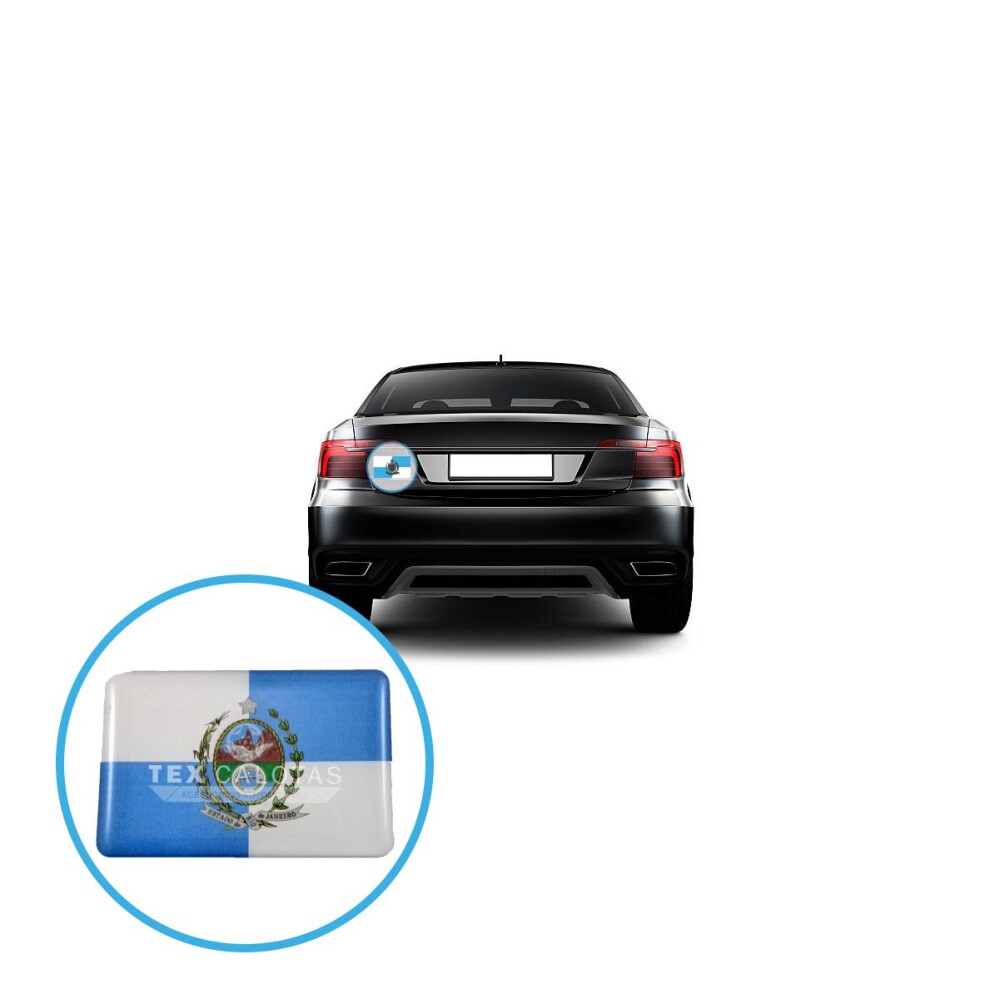 Bandeira Resinada Automotiva do Rio de Janeiro