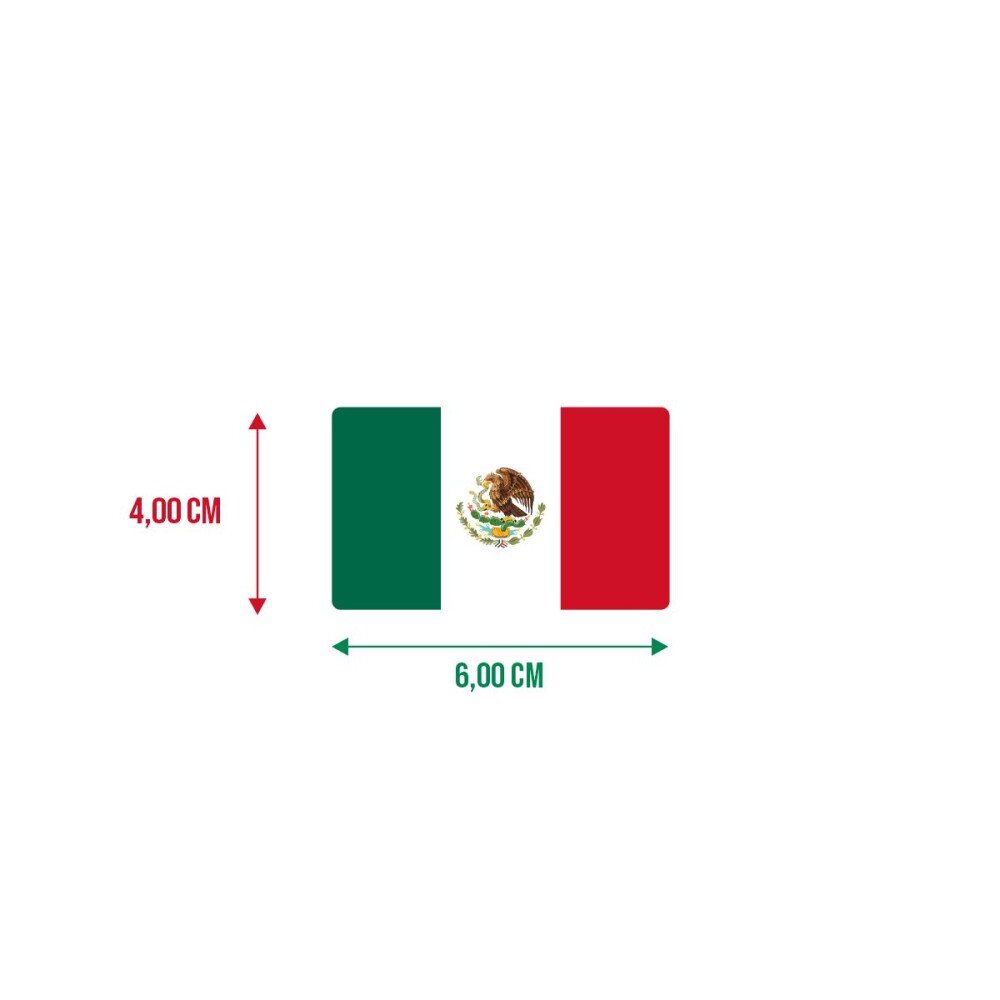 Bandeira Resinada Automotiva do México