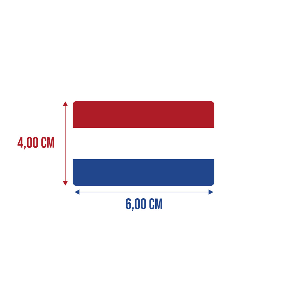 Bandeira Resinada Automotiva Holanda