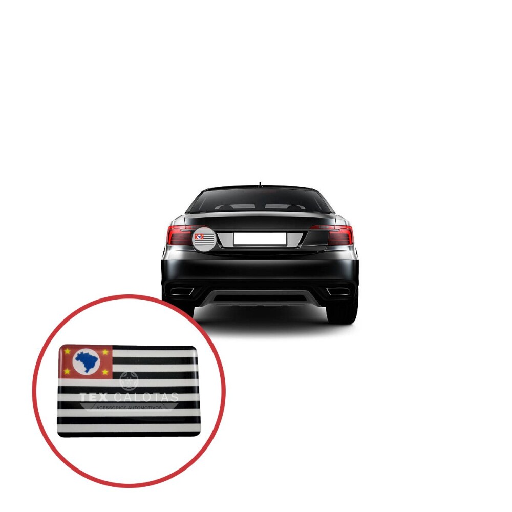 Bandeira Resinada Automotiva de São Paulo