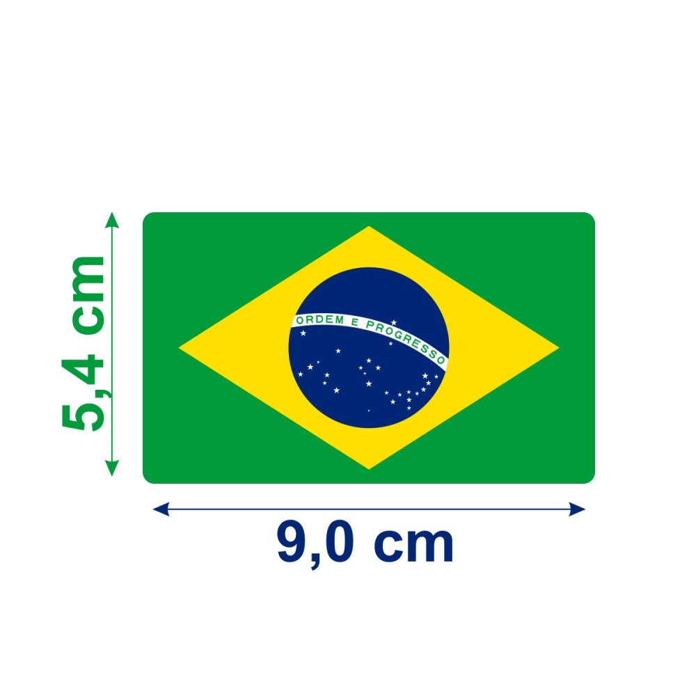 Bandeira Resinada Automotiva do Brasil