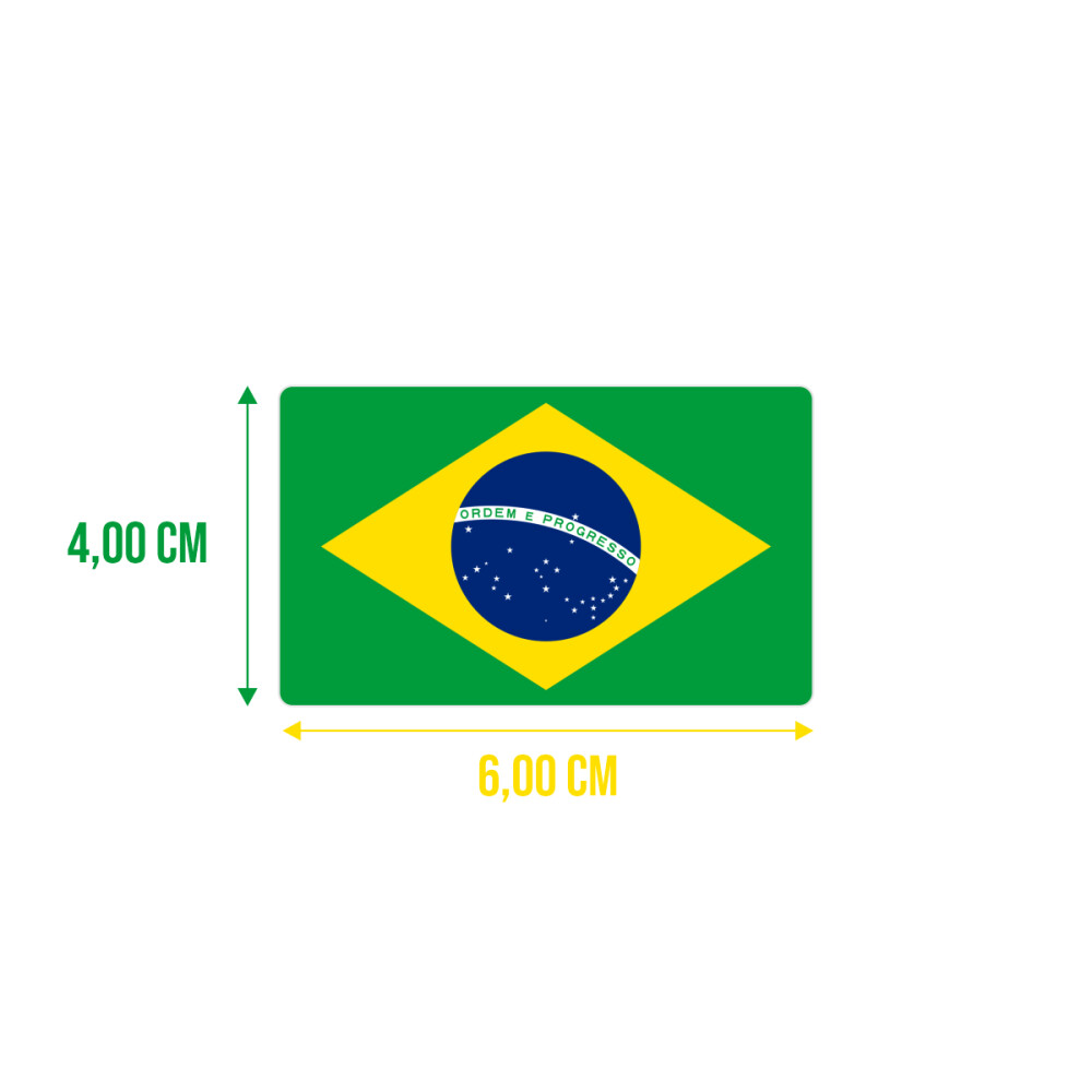 Bandeira Resinada Automotiva do Brasil