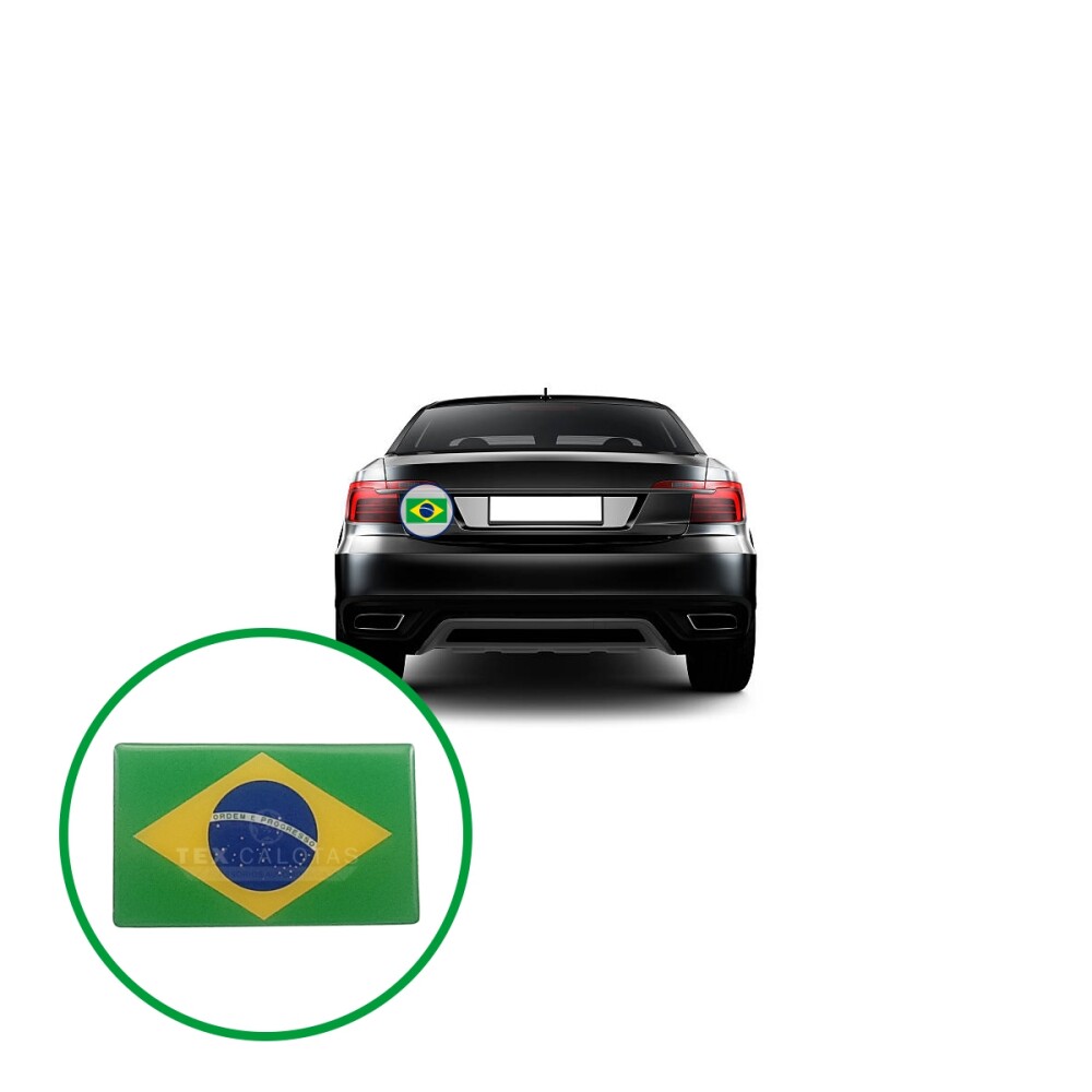 Bandeira Resinada Automotiva do Brasil