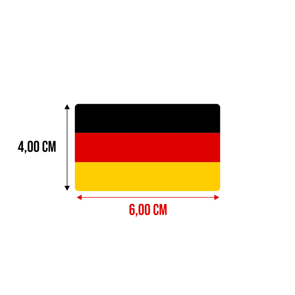 Bandeira Resinada Automotiva Alemanha/Volkswagen