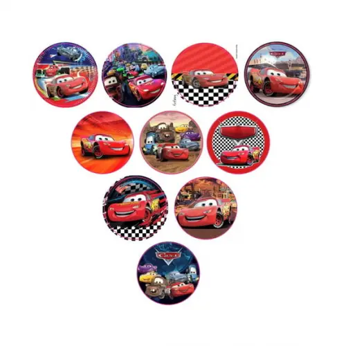 Adesivos Kit 100 Selos Carros 4cm x 4cm com Recorte