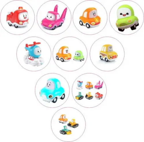 Adesivos Kit 100 Selos Go Go Cory 4cm x 4cm com Recorte