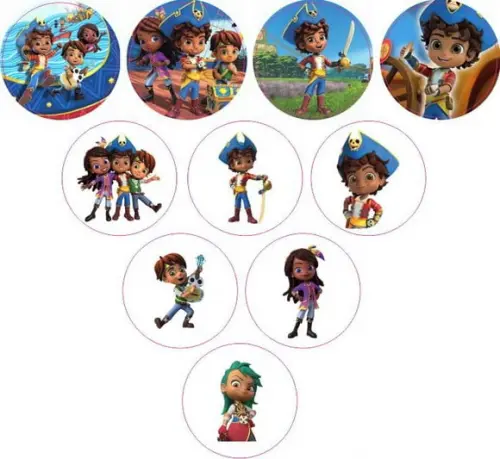Adesivos Kit 100 Selos Santiago Mares 4cm x 4cm com Recorte